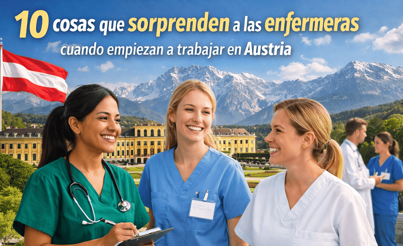 10 cosas que sorprenden a las enfermeras cuando empiezan a trabajar en Austria