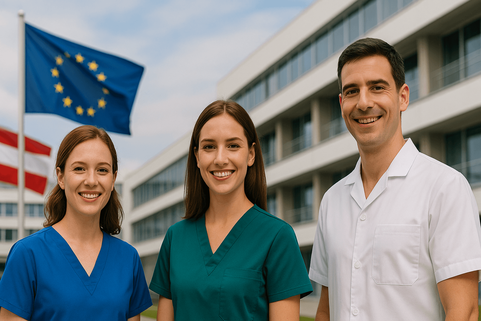 Trámites para enfermeras españolas y de la Unión Europea UE que desean trabajar en Austria